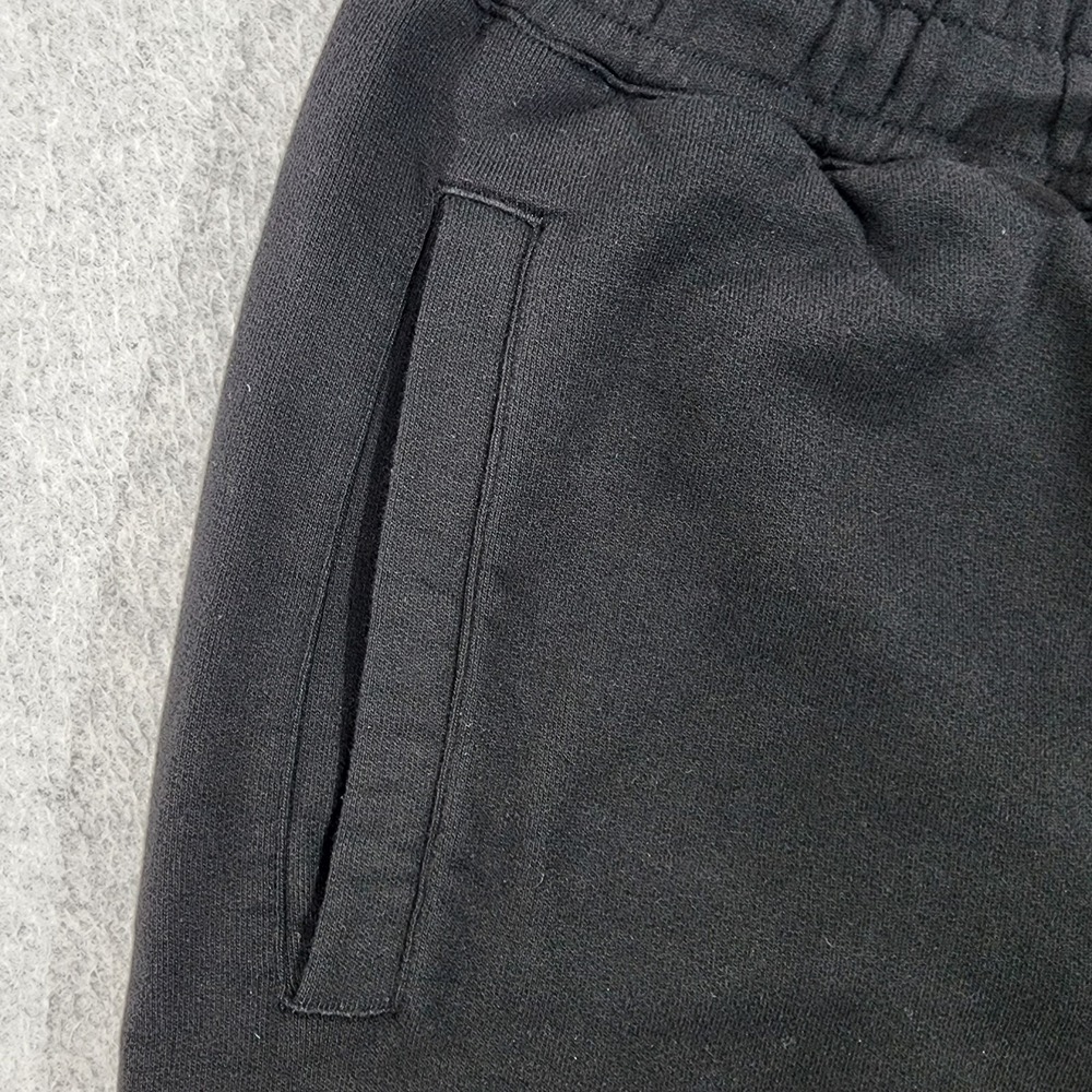 Bel-Air Athletics Sweatpants Mens Medium‎ 30x31 Black Embroidered Tapered Pants - Picture 3 of 16